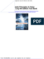 Real Estate Principles A Value Approach Ling 4th Edition Test Bank