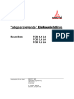 "Abgasrelevante" Einbaurichtlinie: Baureihen TCD 4.1 L4 TCD 6.1 L6 TCD 7.8 L6