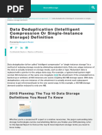 Searchstorage Techtarget Com Definition Data-Deduplication