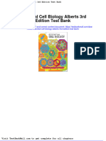 Essential Cell Biology Alberts 3rd Edition Test Bank