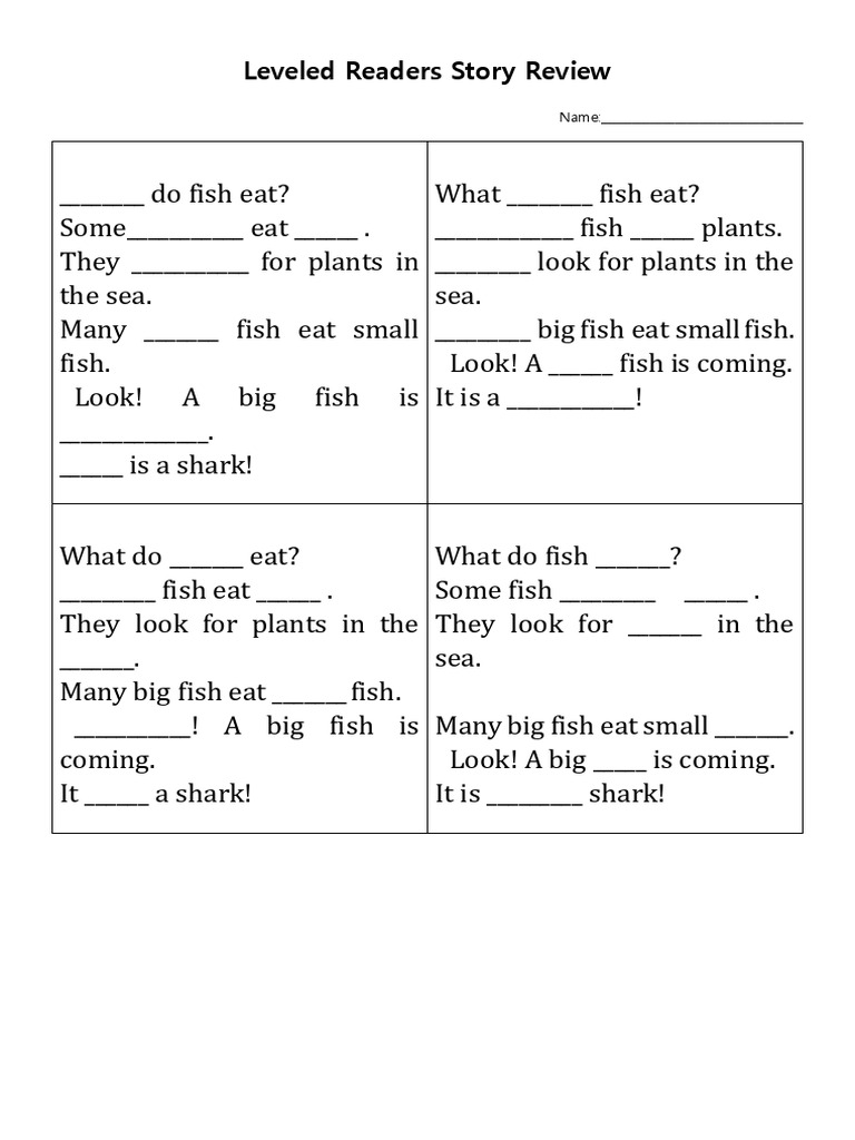 leveled-readers-story-review-pdf