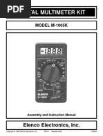 Digital Multimeter Kit: Elenco Electronics, Inc