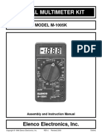 Digital Multimeter Kit: Elenco Electronics, Inc