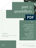 Part 3 Quantifiers