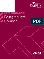 International Postgraduate Booklet 2024