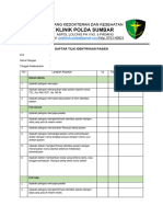 Daftar Tilik Identifikasi Pasien