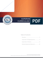 Supervision Training Curriculum 190813