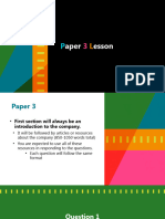 Paper 3 Lesson 1