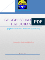 Geggeessummaa Hafuuraa (Chara - BC)