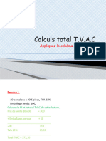 Exercices - Calculs Total TVAC