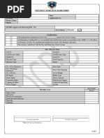 Lift Elevator Test QCDD Form