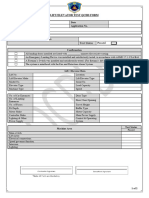 Lift Elevator Test QCDD Form