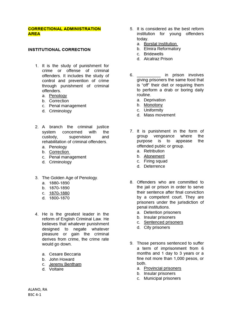 Overview of Correctional Administration | PDF | Prison | Pardon