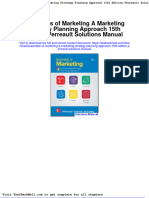 Essentials of Marketing A Marketing Strategy Planning Approach 15th Edition Perreault Solutions Manual