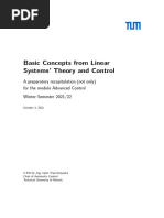 Basic Concepts Linear Systems 2021 22