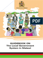 Malawi MLGRD 2013 Guidebook On The Local Government System in Malawi