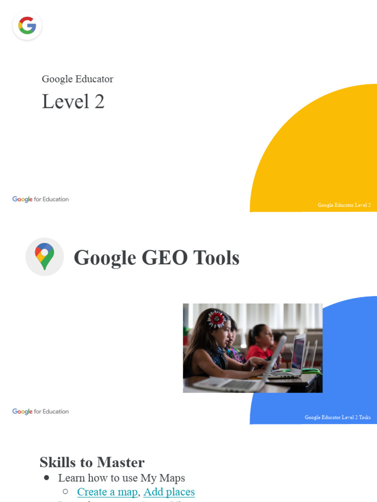 Google Educator GEO Tools PDF