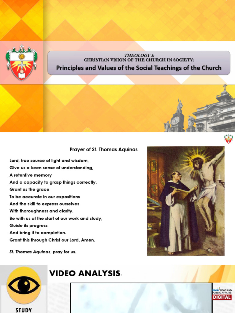 Principles of Catholic Social Teaching | PDF | Catholic Social Teaching ...