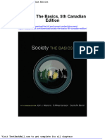 Society The Basics 5th Canadian Edition