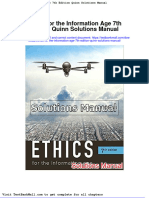 Ethics For The Information Age 7th Edition Quinn Solutions Manual