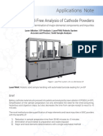 LaserTRAX Rapid Acid Free Analysis of Cathode Powders UA 23094