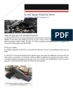Test Du SIG Sauer P226 E2 9mm