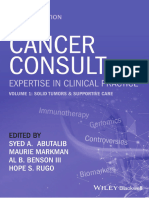 Cancer Consult Expertise in Clinical Practice, Volume 1 Solid Tumors & Supportive Care 2nd Edition (PDF Book)