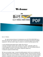SLV Products Catalogue.