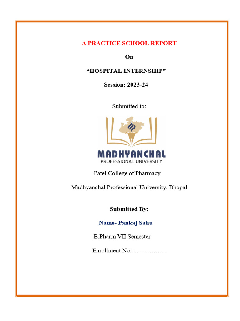 Hospital Training | PDF | Pharmacy | Medical Prescription
