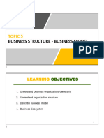 5 - Chủ Đề 5 - Business Structure Business Model - LMS