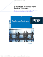 Exploring Business Version 3 0 3rd Collins Test Bank