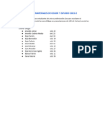 2022 - 2 - Lista de Materiales de Color y Estudio