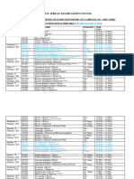 Time Table