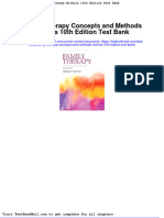 Family Therapy Concepts and Methods Nichols 10th Edition Test Bank