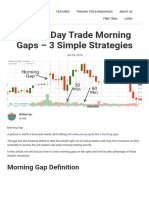 OR - Morning Gaps 