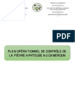 Plan Opérationnel de Contrôle de La Fièvre Aphteuse Au Cameroun