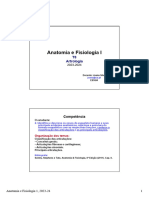 Anatomia e Fisiologia I: T8 Artrologia