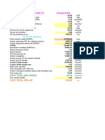 Calculatie Cost Orar CNC