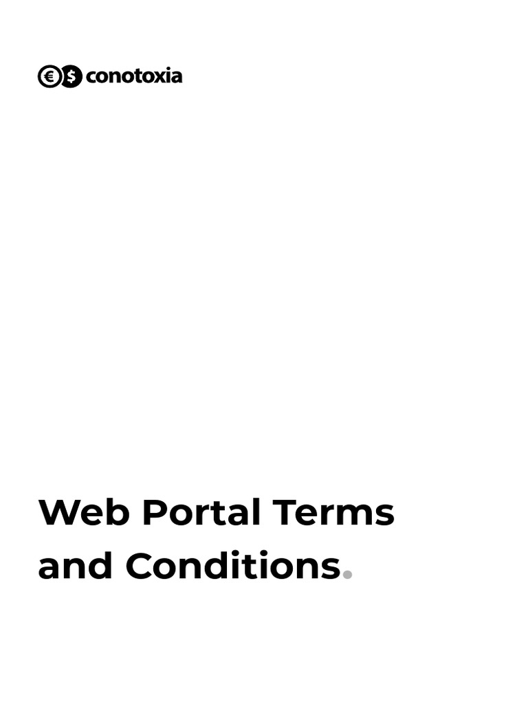 Web Portal Terms and Conditions Overview | PDF | World Wide Web ...