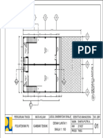 Polikteknik Pu Gambar Teknik Denah Lantai 1 SKALA 1: 100
