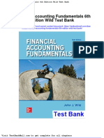 Financial Accounting Fundamentals 6th Edition Wild Test Bank