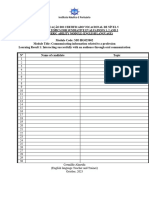 List of Topics CV5 Test 1 MO HG025002