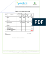 CLC Block Raw Materials Costing