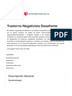 Trastorno Negativista Desafiante - Universidad César Vallejo Lecturio