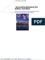 Financial Accounting Spiceland 3rd Edition Test Bank