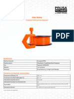 Prusament Petg Ficha Tecnica