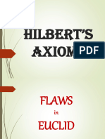 Hilberts Axioms