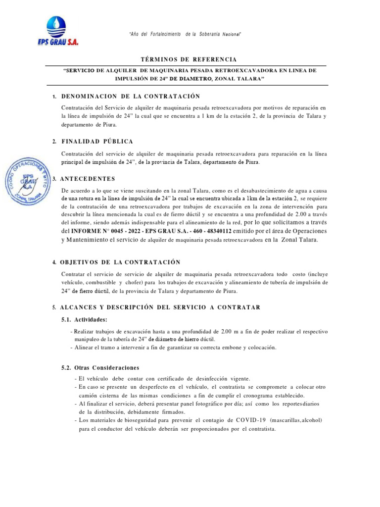 "Servicio de Alquiler de Maquinaria Pesada Retroexcavadora en Linea de ...