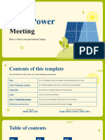 Solar Power Meeting