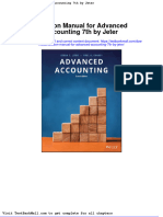 Solution Manual For Advanced Accounting 7th by Jeter